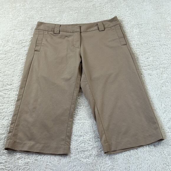 Adidas Climalite capri pants in tan, size 10 - Picture 1 of 13